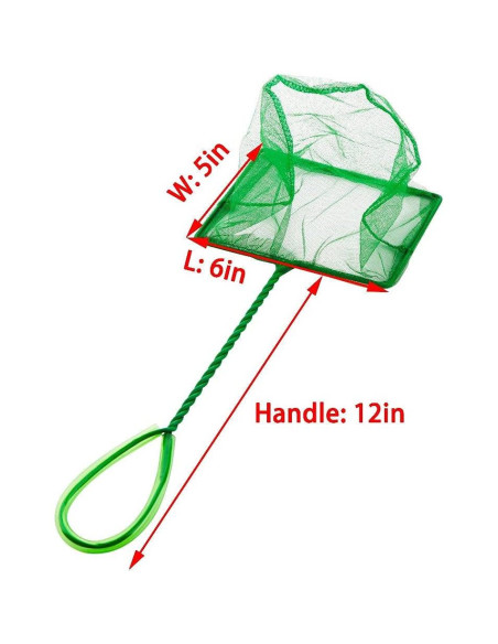 Paquete de 3 Redes de Pesca DQITJ 15 cm Antideslizantes