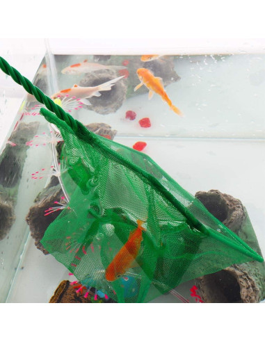 Paquete de 3 Redes de Pesca DQITJ 15 cm Antideslizantes