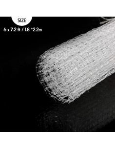 Red de Malla Transparente Shappy 1.83 x 2.18 m para Acuario 2