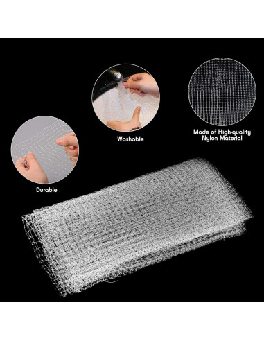 Red de Malla Transparente Shappy 1.83 x 2.18 m para Acuario