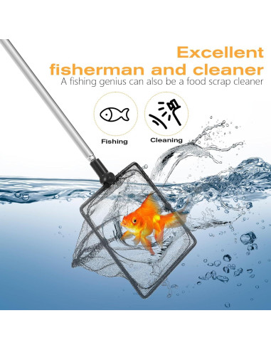 Red de Acuario SynHHergyx 35-71 cm Mango Extensible