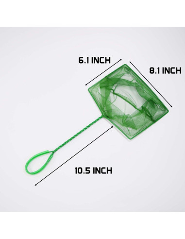 Red de Acuario Humyeam 20.32 cm con Mango de 26.67 cm