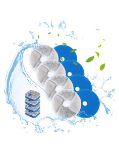 Filtros de Agua para Gatos SORON, 4 Reemplazos 10.5 cm
