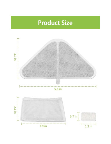 Filtros de Reemplazo SIBAYS para Fuente de Agua 6+6+6 Pack