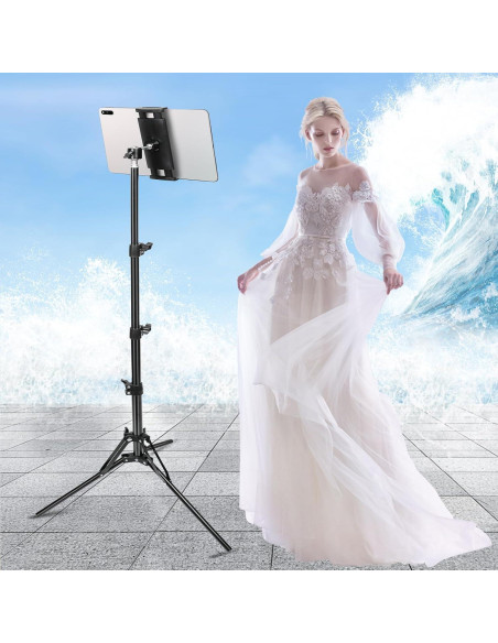 Soporte de trípode ajustable SAMHOUSING para tablet 4.7-13"