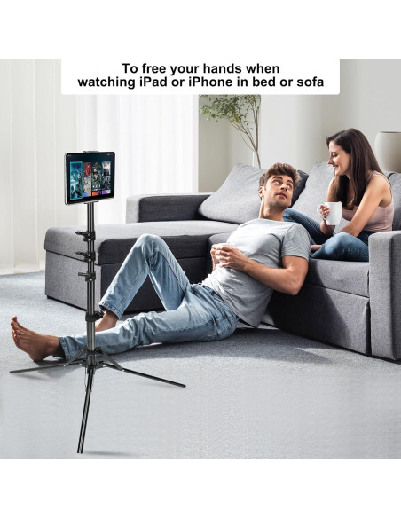 Soporte de trípode ajustable SAMHOUSING para tablet 4.7-13"