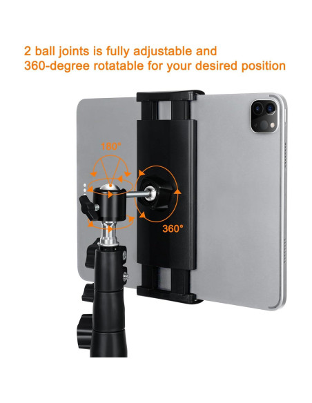 Soporte de trípode ajustable SAMHOUSING para tablet 4.7-13"