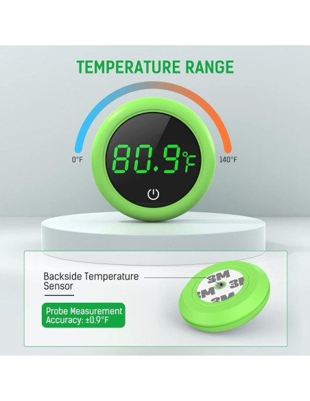 Termómetro Digital LED PAIZOO para Acuario 0-60C