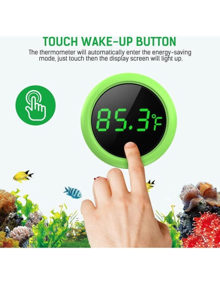 Termómetro Digital LED PAIZOO para Acuario 0-60C