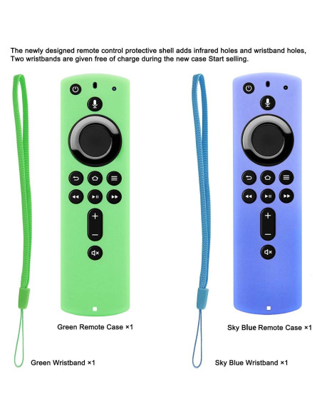 Funda de Control Remoto Firestick Pinowu Brilla en la Oscuridad