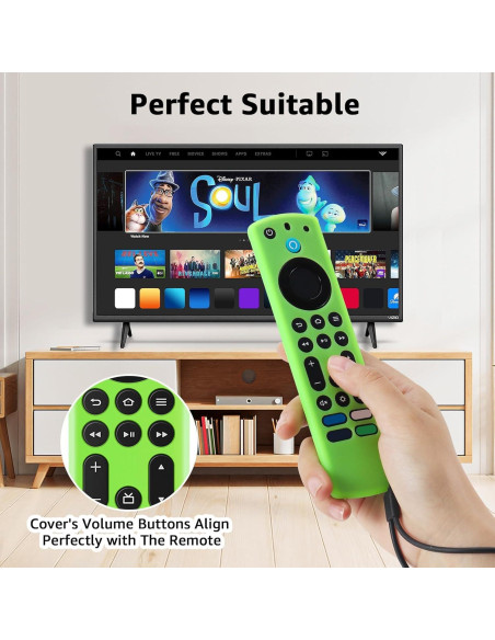 Funda de Silicona OneBom para Control Remoto Fire TV 6.2"