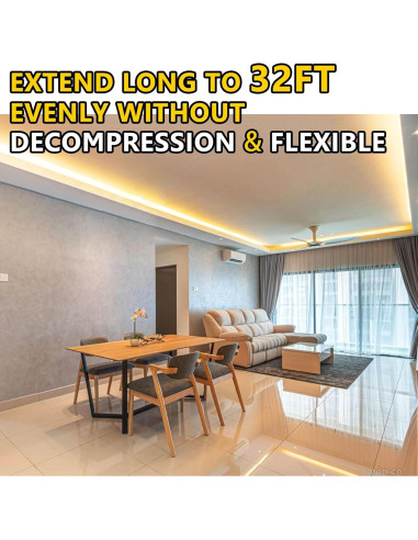 Tira de Luz LED COB Emitever 10M 3000K Regulable 24V