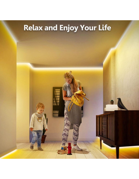 Tira de Luz LED COB Emitever 10M 3000K Regulable 24V