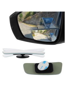 Espejos de Punto Ciego LivTee, Convexos HD, 2 Piezas