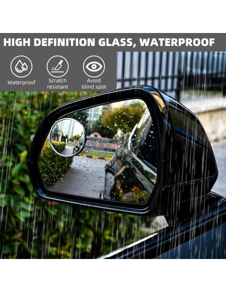 Espejo Convexo de Punto Ciego 2 Pulgadas Contraptions Esenciales