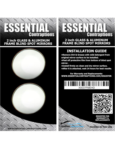 Espejo Convexo de Punto Ciego 2 Pulgadas Contraptions Esenciales