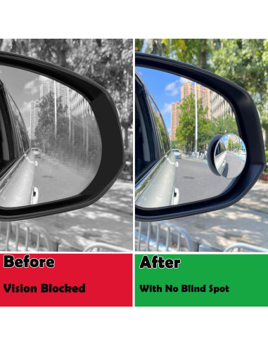 Espejos Convexos de Punto Ciego POTAMERO 2" HD - Paquete de 2