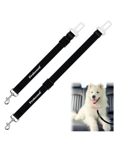 Cinturón de Seguridad para Perros Frskcssd Ajustable Negro