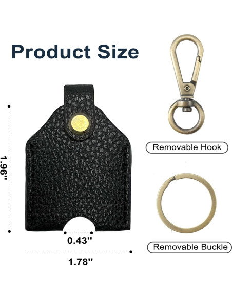 Funda de Llave de Cuero KARENSKEYS Negra Unisex Funda de Llave de Cuero KARENSKEYS Negra Unisex