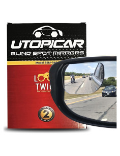 Espejos Convexos Utopicar para Puntos Ciegos de Auto 2Pack