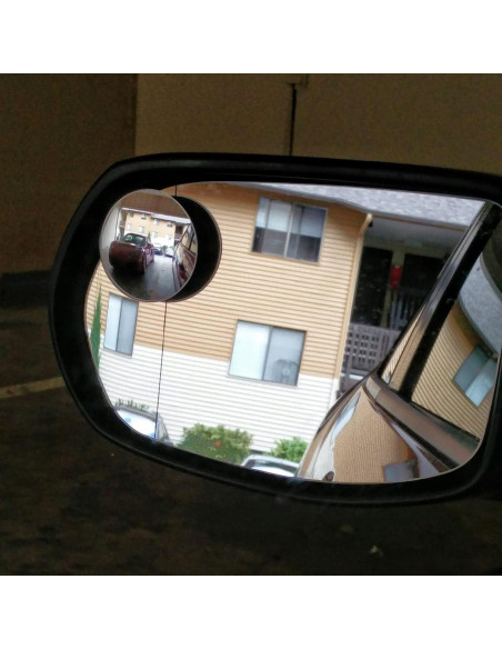 Espejo Convexo de Punto Ciego Ampper 2" HD - Paquete de 2