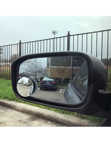 Espejo Convexo de Punto Ciego Ampper 2" HD - Paquete de 2