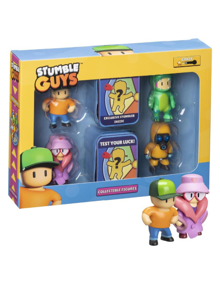 Figuras Coleccionables Stumble Guys P.M.I Set Deluxe 6 Paquetes Figuras Coleccionables Stumble Guys P.M.I Set Deluxe 6 Paquetes
