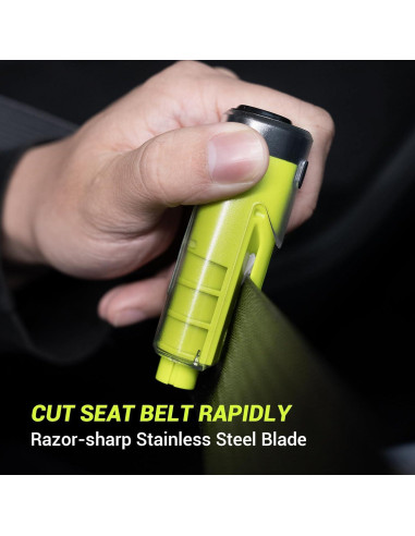 Cortador de Cinturón y Rompedor de Ventana SodaRide Verde