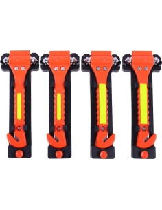 Kit de Seguridad Vehicular GoDeCho 4 Piezas Martillo y Cortador 2