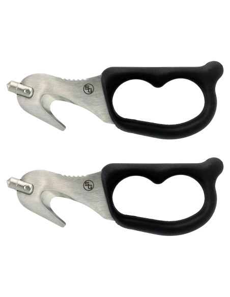 Herramienta de Escape de Emergencia StatGear SuperVizor XT - Cortador de Cinturón y Martillo Rompe Cristales - Paquete de 2