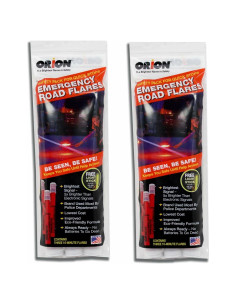 Fuegos de Carretera de Emergencia Orion - 2 Paquetes de 3 Fuegos