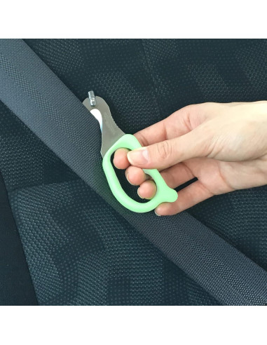 Herramienta de Escape de Emergencia StatGear SuperVizor XT - Cortador de Cinturón y Martillo Rompe Cristales - Paquete de 2