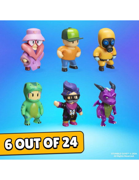 Figuras Coleccionables Stumble Guys P.M.I Set Deluxe 6 Paquetes Figuras Coleccionables Stumble Guys P.M.I Set Deluxe 6 Paquetes