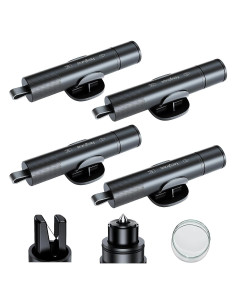 Martillo Rompe Cristales Fenglvxue QCAQC-B-04 4Pack Negro