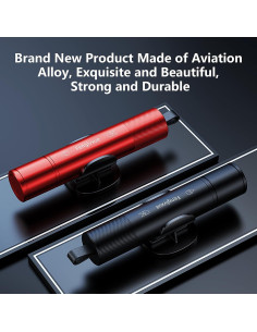 Martillo Rompe Cristales Fenglvxue QCAQC-B-04 4Pack Negro 2