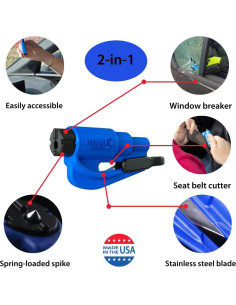 Herramienta de Escape de Emergencia Resqme 2-en-1 Amarillo 2