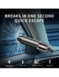 Rompeventanas de Emergencia COFSODI, Cortador de Cinturón 4 Colores 2