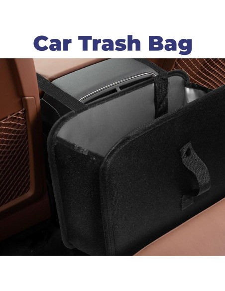 Basurero Plegable BFXM para Auto Impermeable 7.57L