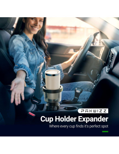 Soporte para Tazas de Coche PakWizz - Ajustable 2.8 a 4.0 cm