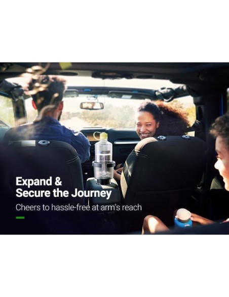 Soporte para Tazas de Coche PakWizz - Ajustable 2.8 a 4.0 cm