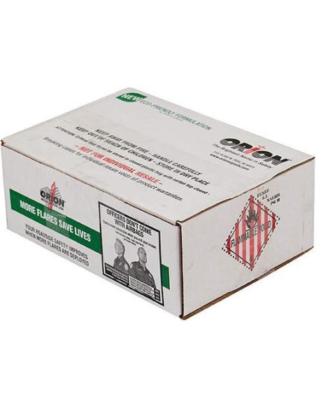 Faro de Seguridad Vial Rojo Orion - Paquete de 36 Unidades