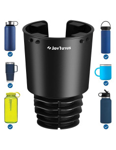 Expansor de Portavasos JOYTUTUS para Automóvil Negro CP02005