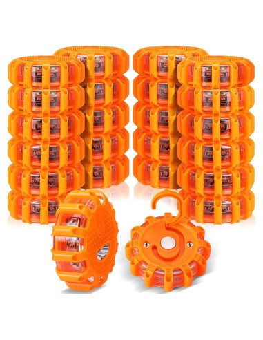 Luces de Emergencia LED Frienda 24 Piezas con Imán y Gancho