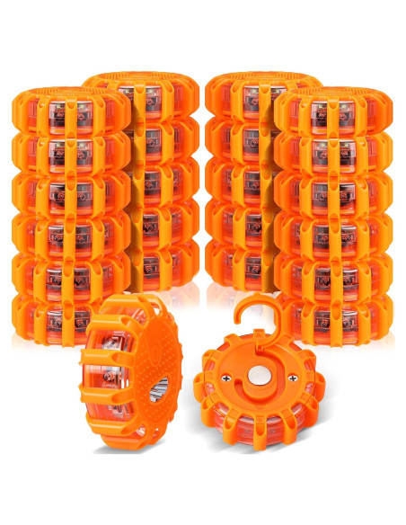 Luces de Emergencia LED Frienda 24 Piezas con Imán y Gancho