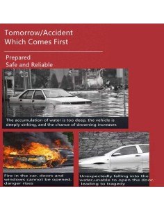 Martillo de Seguridad HHXS para Automóvil + Cortador de Cinturón 2