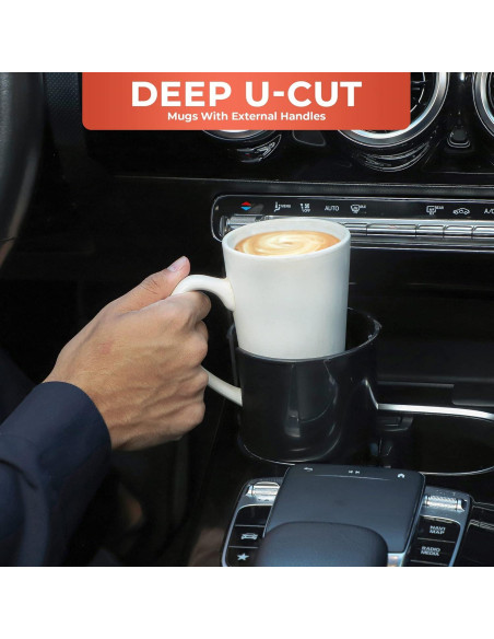 Expansor de Soporte para Tazas Smart Kup - Negro - Hasta 9.7 cm