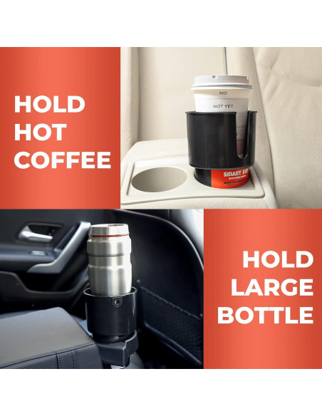 Expansor de Soporte para Tazas Smart Kup - Negro - Hasta 9.7 cm