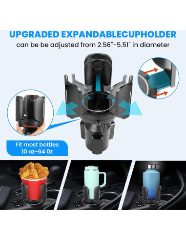 Expansor de Portavasos para Auto Octomo Ajustable 6.5-14 cm