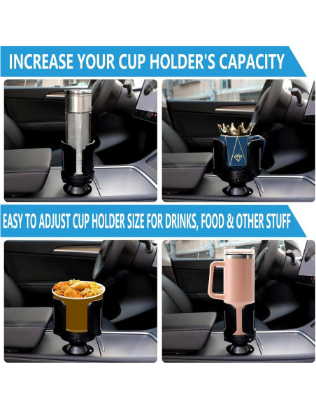 Expansor de Portavasos para Auto Octomo Ajustable 6.5-14 cm