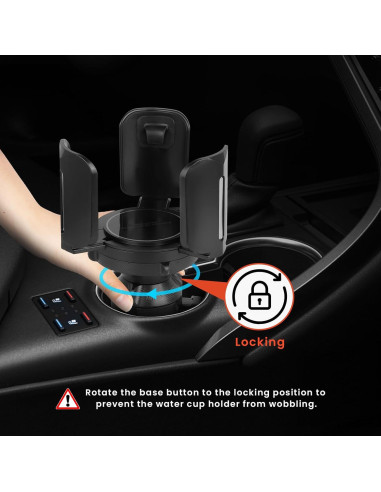 Expansor de Portavasos para Auto Octomo Ajustable 6.5-14 cm